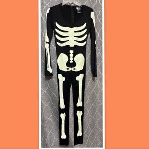 Leg Avenue Women's Skeleton Catsuit Bodysuit ~ Halloween Costume/Cosplay